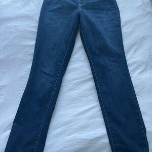 Jag Jeans Women's Dark Blue Straight-Leg Jeans